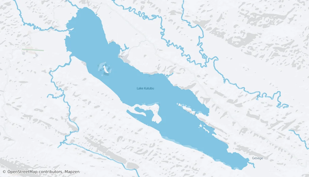 Lake Kutubu — Map