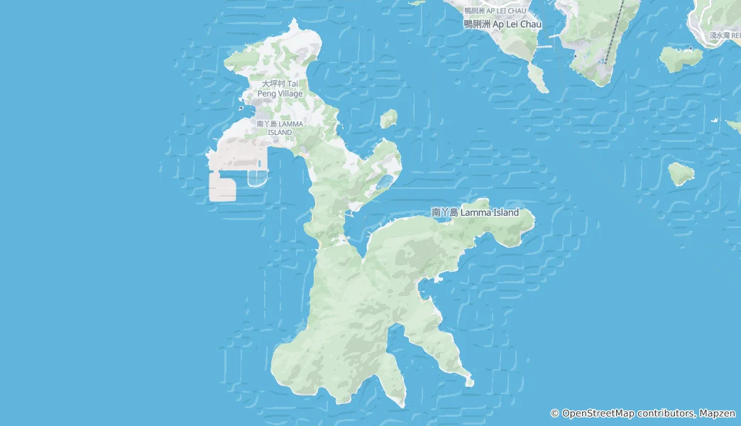 Map of Lamma Island