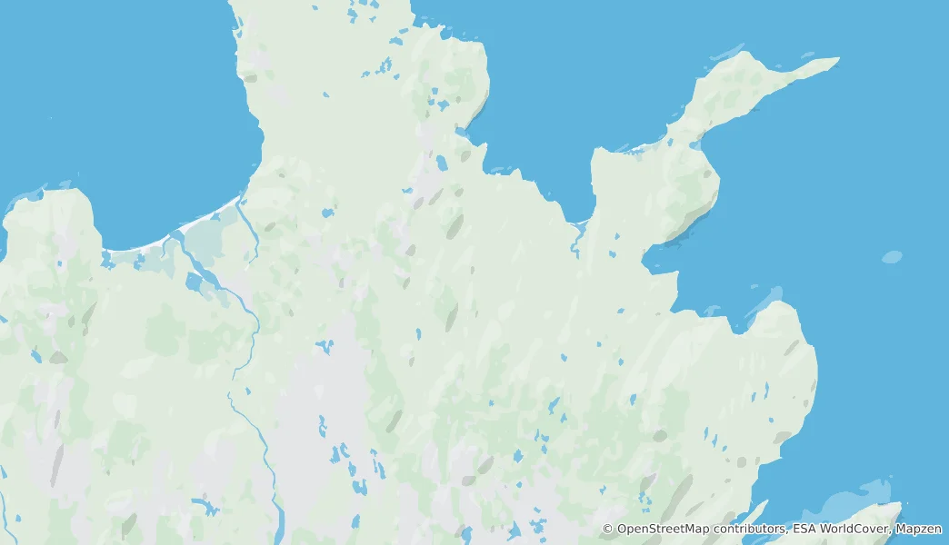 Mapa de Langanesbyggð