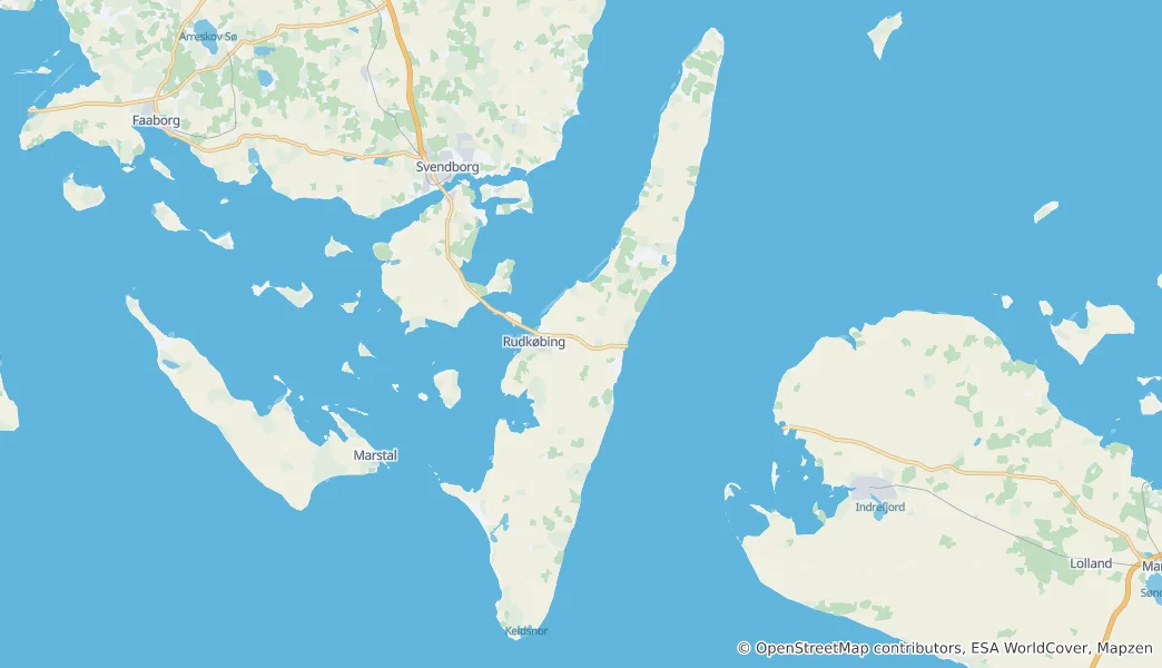Térkép: Langeland