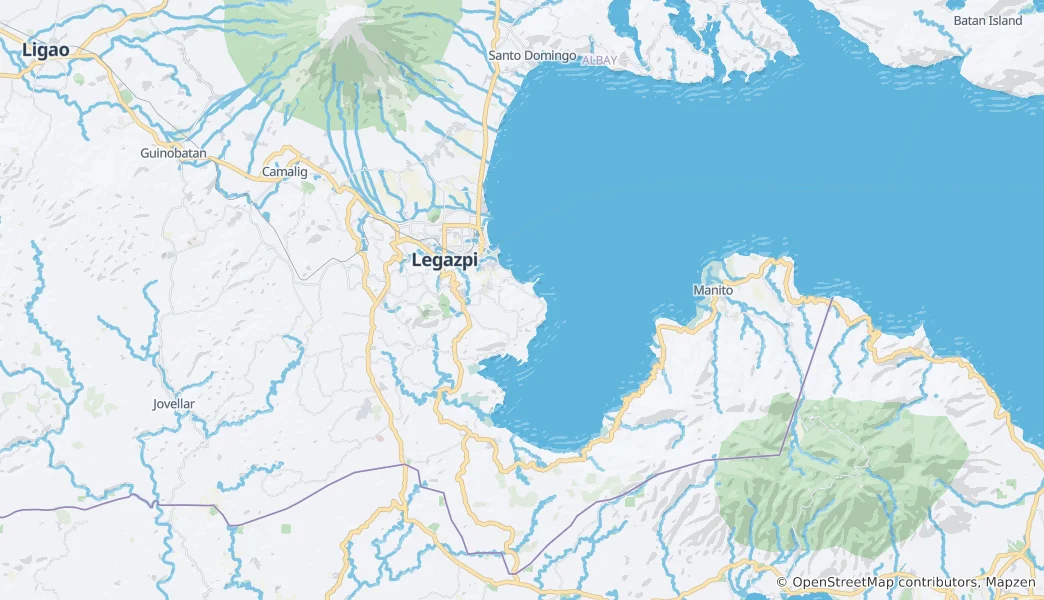 Map of Legazpi City