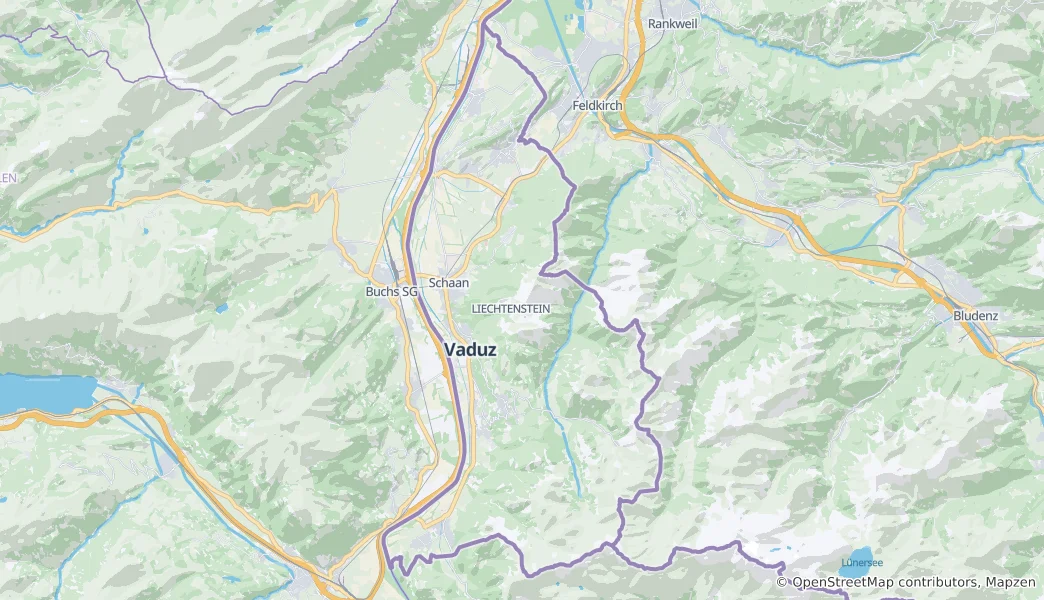 Lihtenştayn Haritası