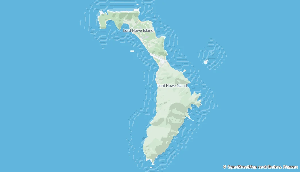 Carte de Lord Howe Island