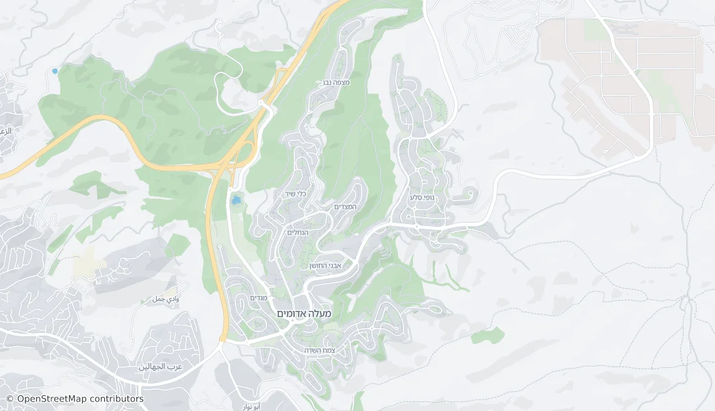 Ma'ale Adumim — Map