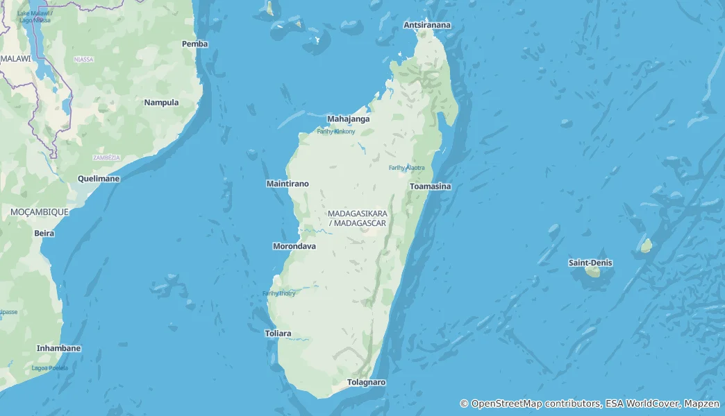 Map of Madagascar