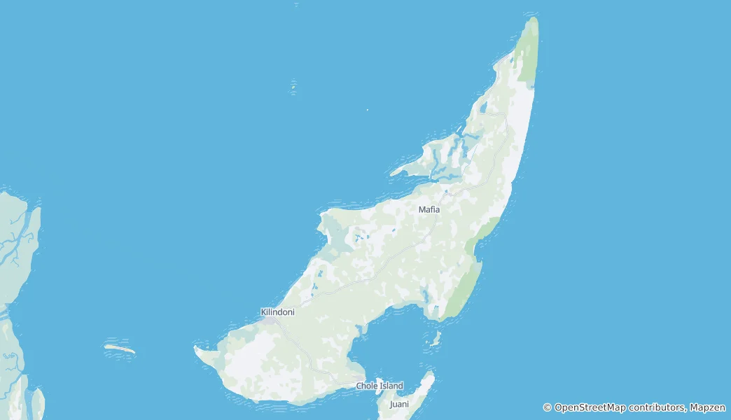Mapa De Mafia Island