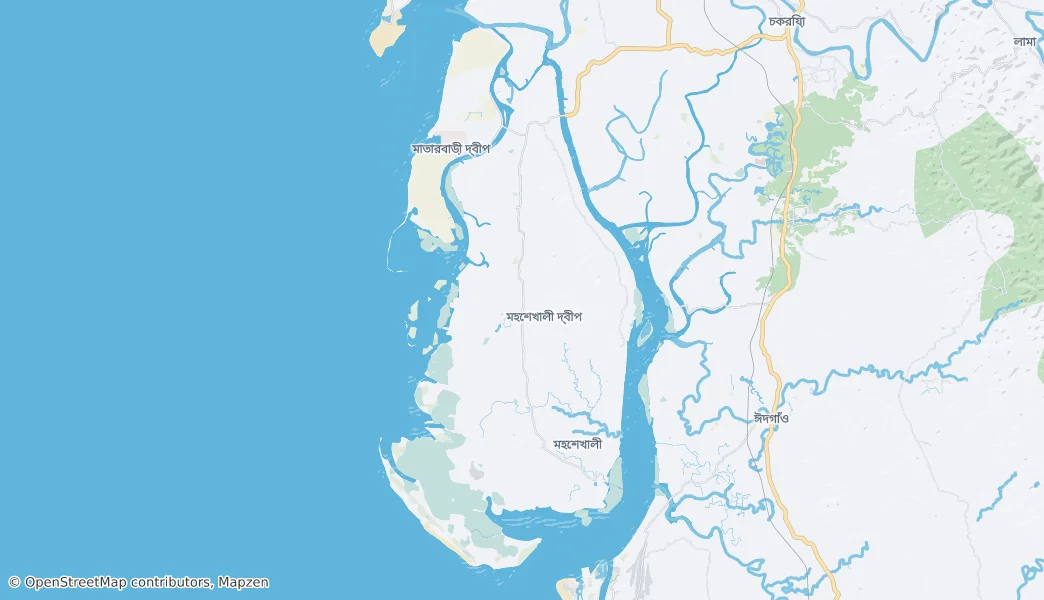 Maheshkhali – Mapa