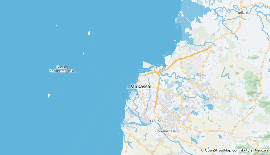 Mappa di Makassar