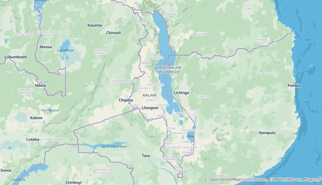 Map of Malawi
