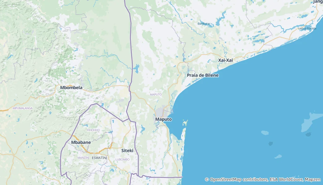 Térkép: Maputo