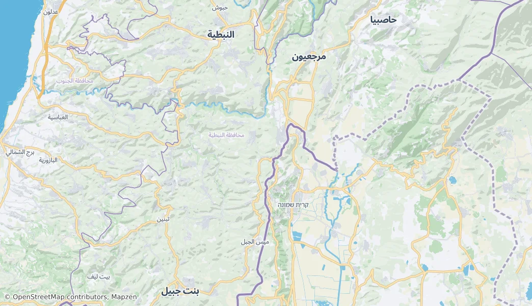 Marjaayoun — Mapa