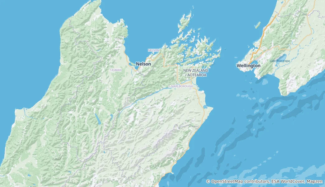 Mapa Marlborough