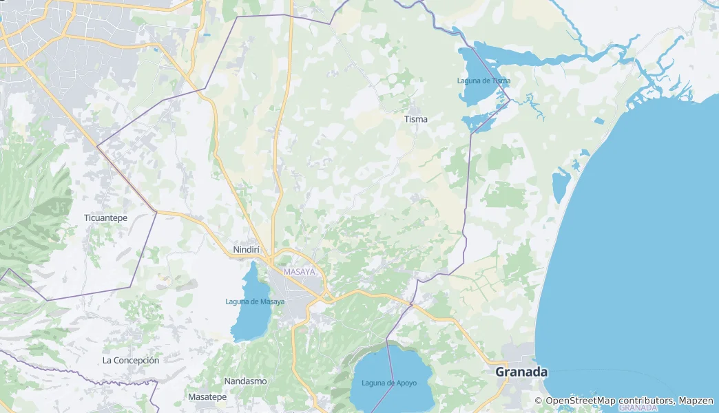 Map of Masaya