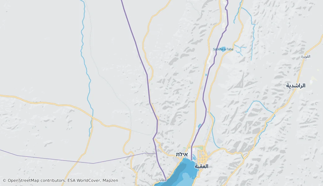 Massive Eilat Nature Reserve – Mapa