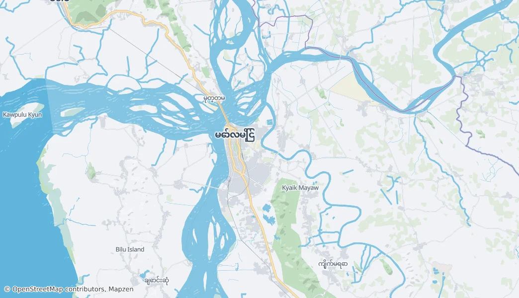 Mawlamyine Township — Map