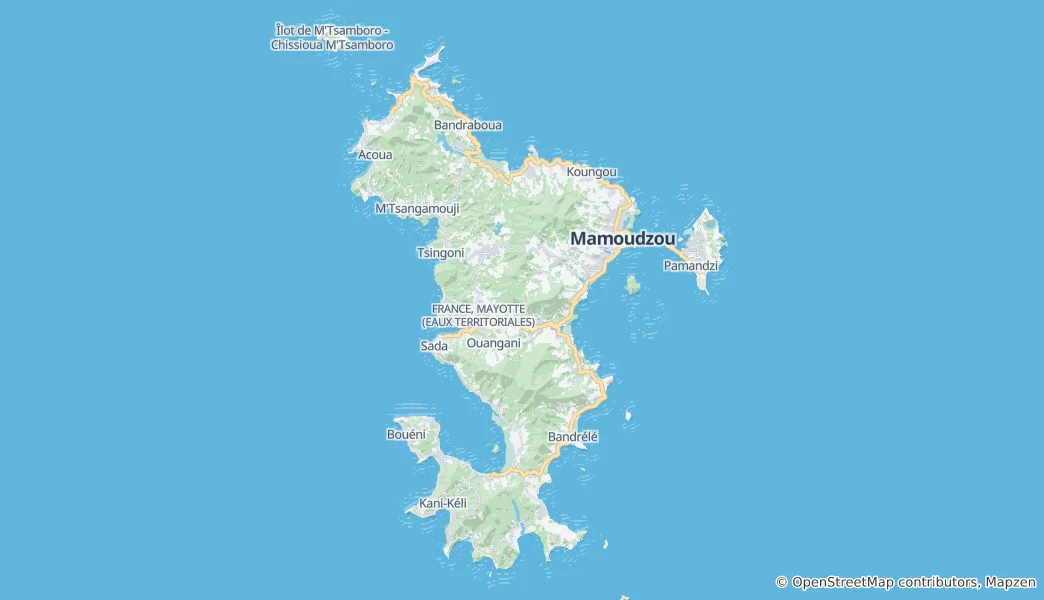 Map of Mayotte