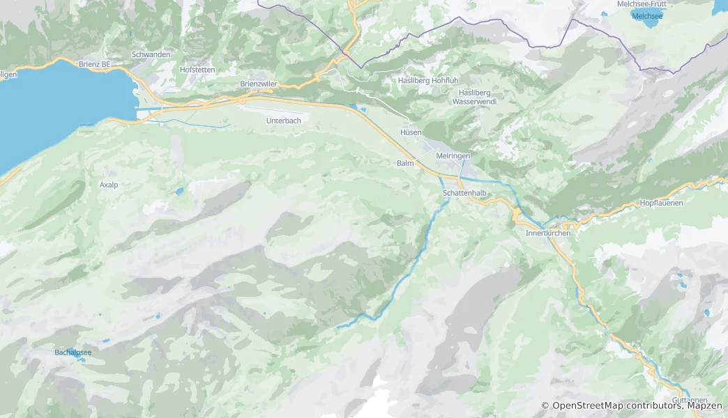 Map of Meiringen