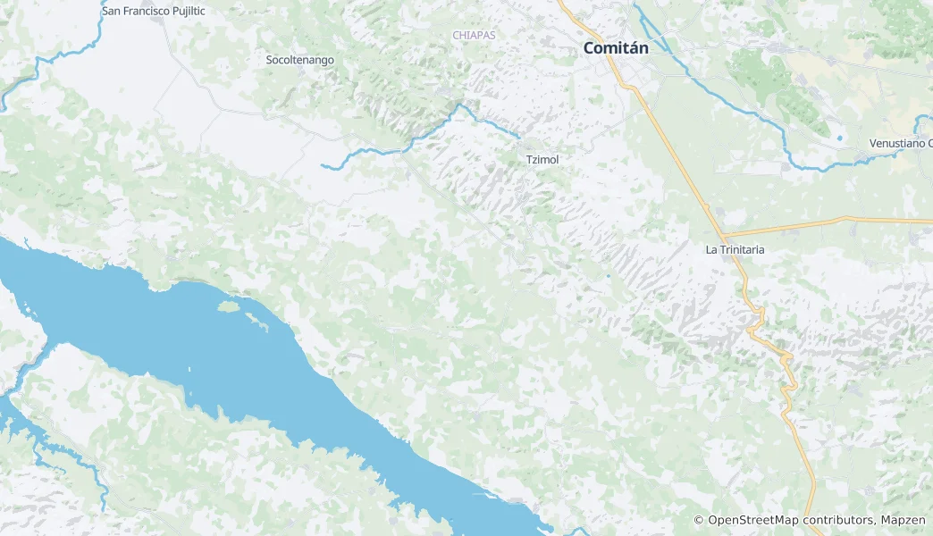 Mappa di Tzimol