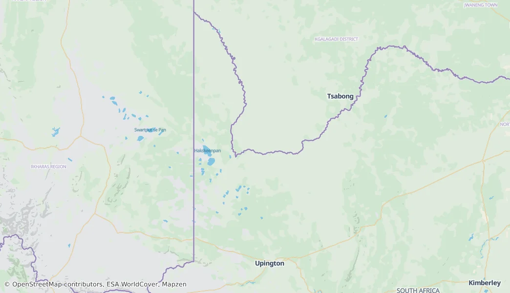 Mier Local Municipality — Map
