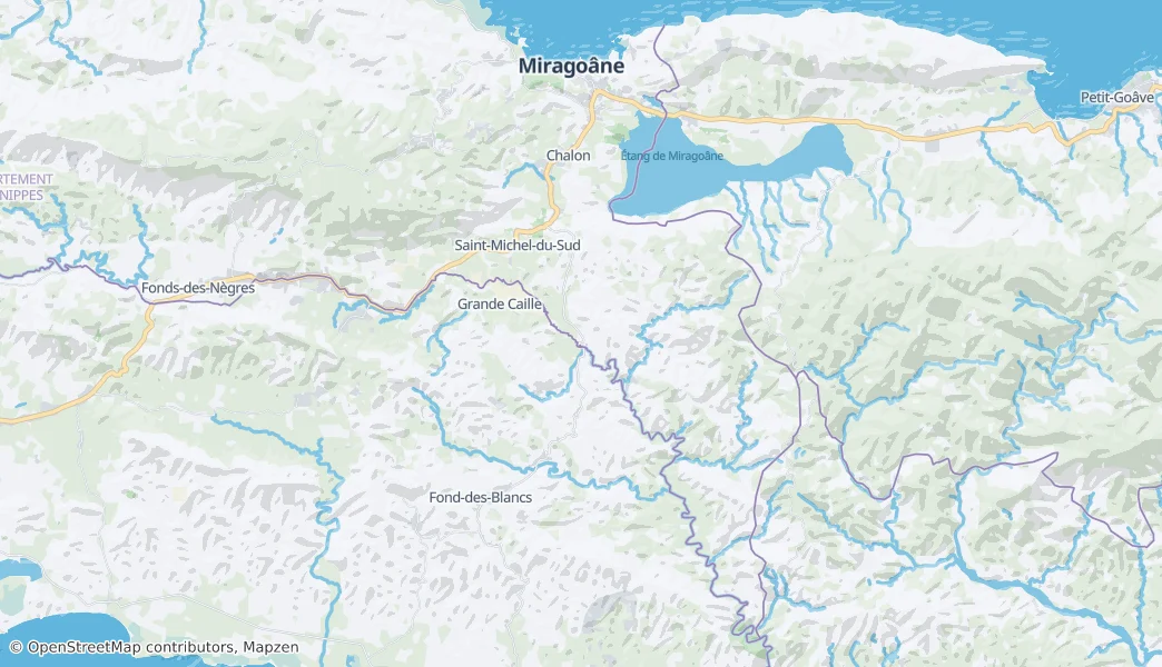 Miragoâne — Map
