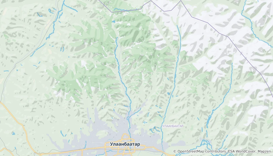 Mapa Su'xbaatar