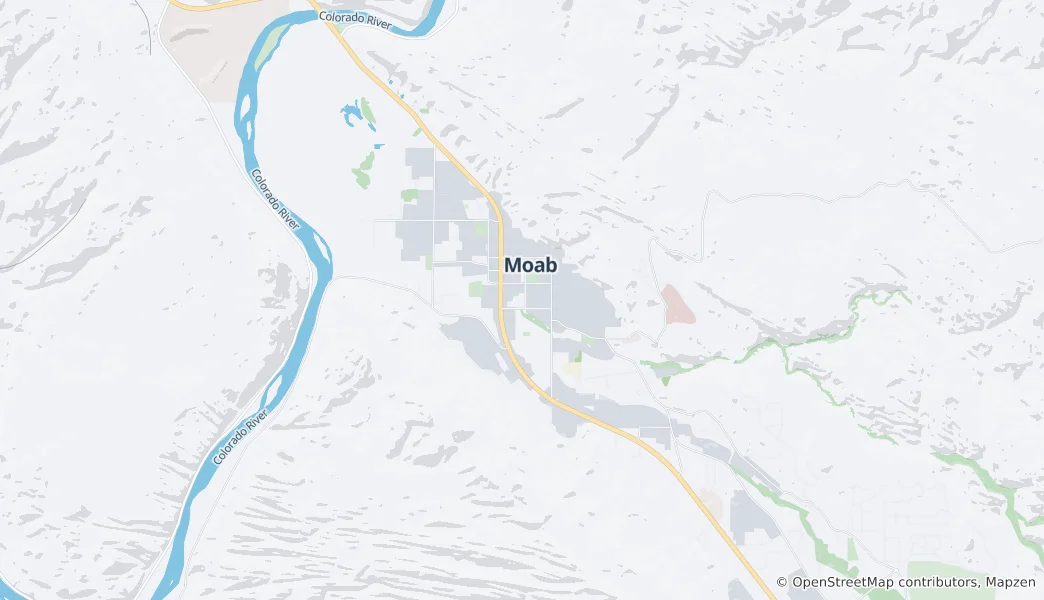 Mapa De Moab