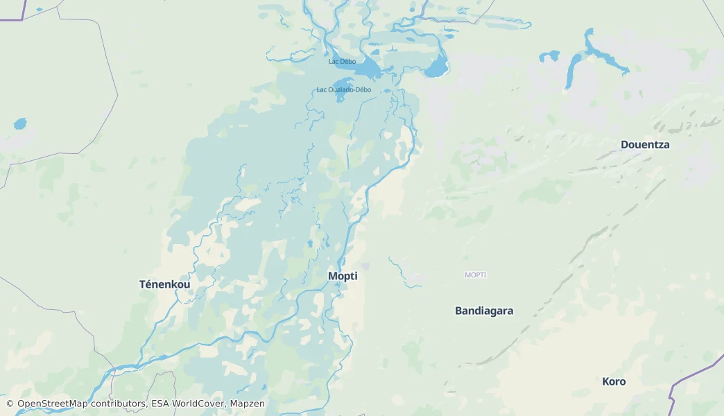 Mopti – Mapa
