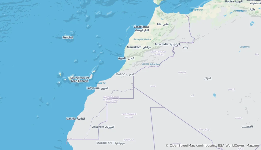 Map of Morocco