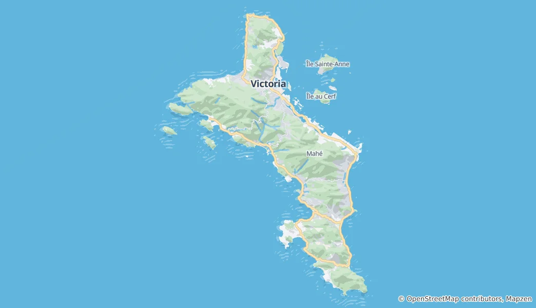 Mappa di Mahé