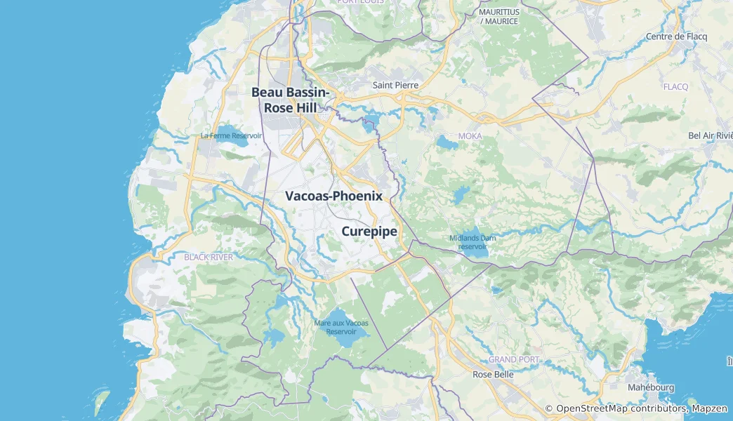 Karte von Plaines Wilhems