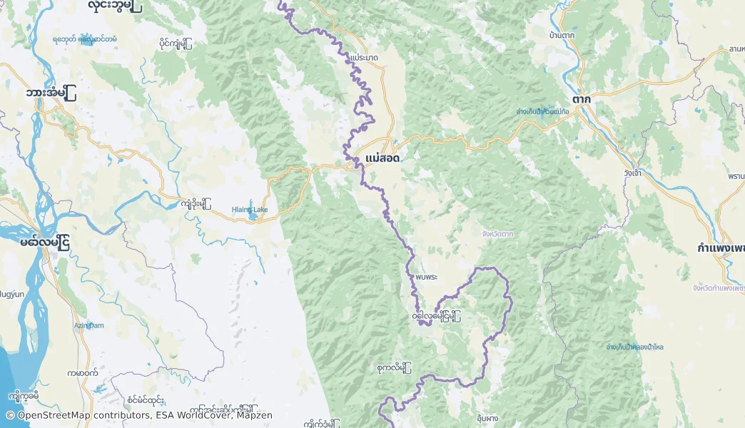 Myawaddy — Map