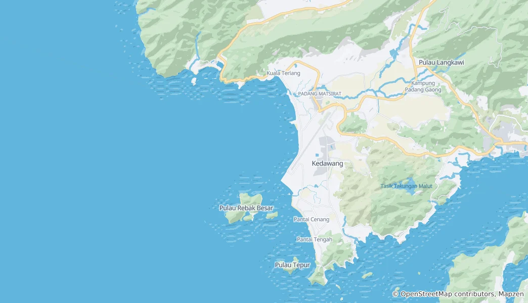 Mapa BANDAR PADANG MAT SIRAT