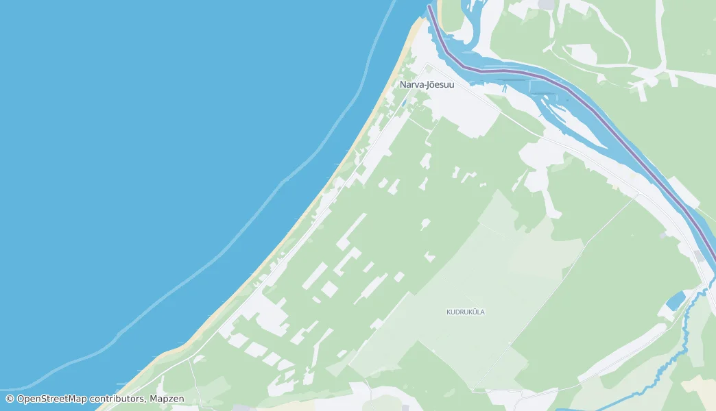 Narva-Jõesuu linn — Mapa