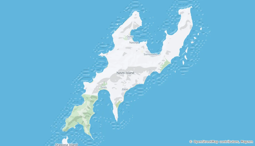 Mapa Naviti Island