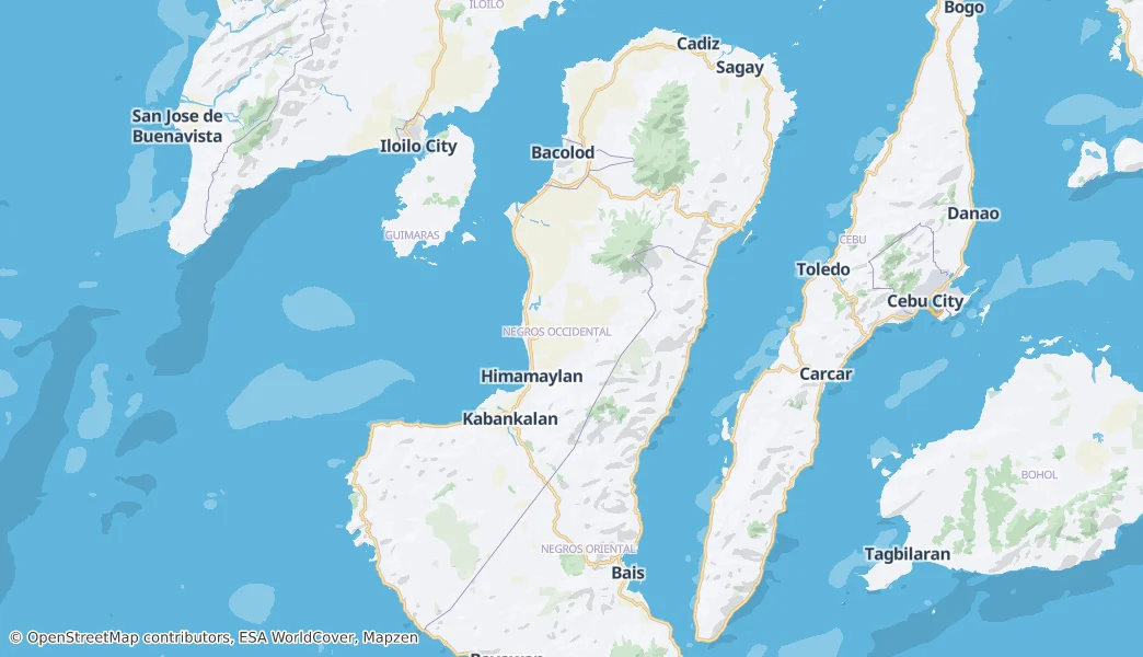 Negros Occidental — 地图