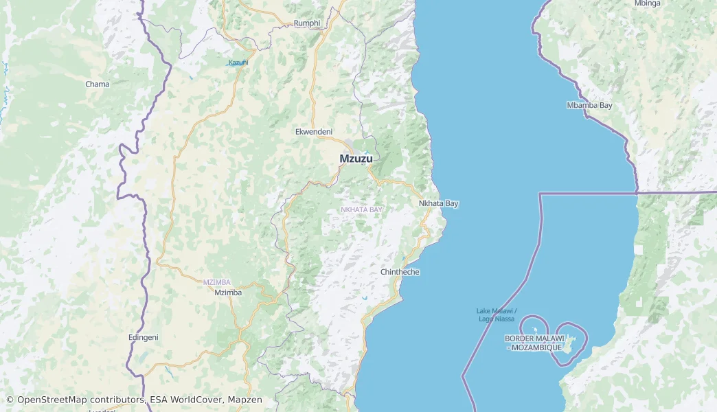 Nkhata Bay — Map