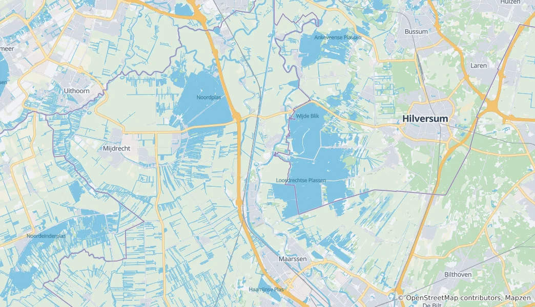 Map of Stichtse Vecht