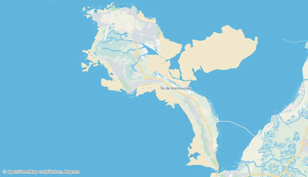 Mappa di Isola di Noirmoutier