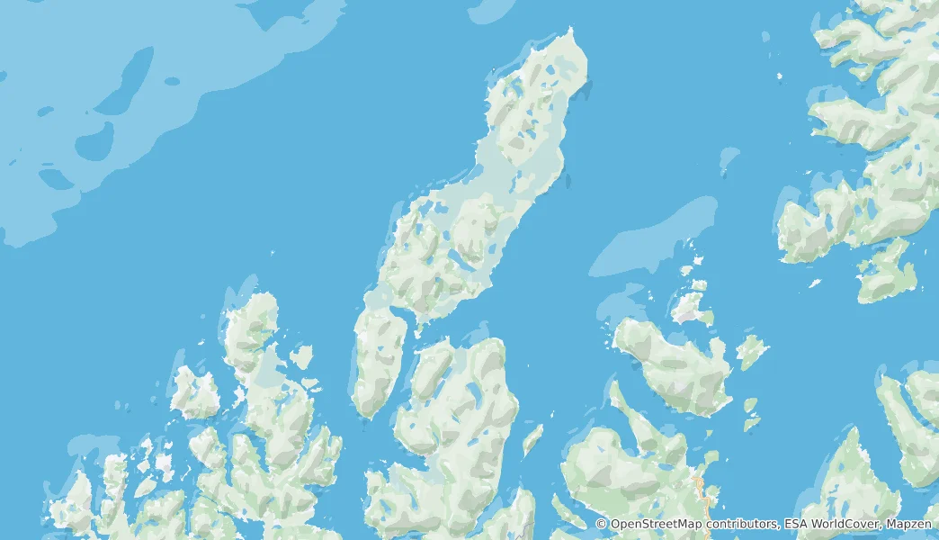 Mapa Andøy Municipality