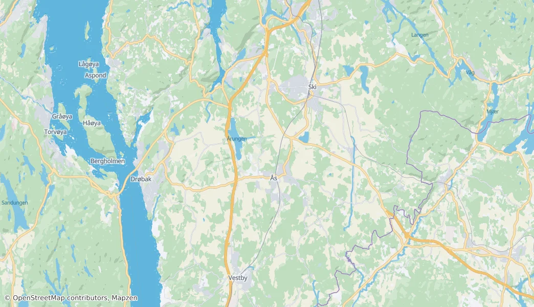 Ås nor — 地图