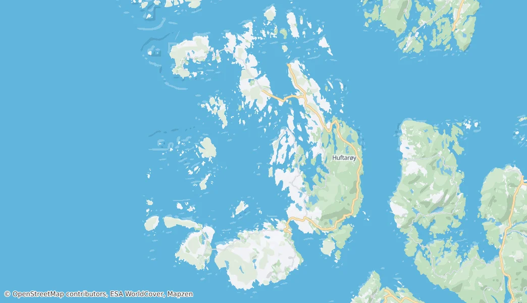 Austevoll nor — Karte