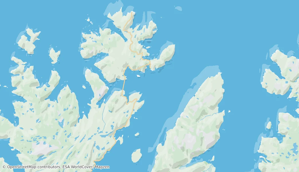 Nordkapp nor — 地图