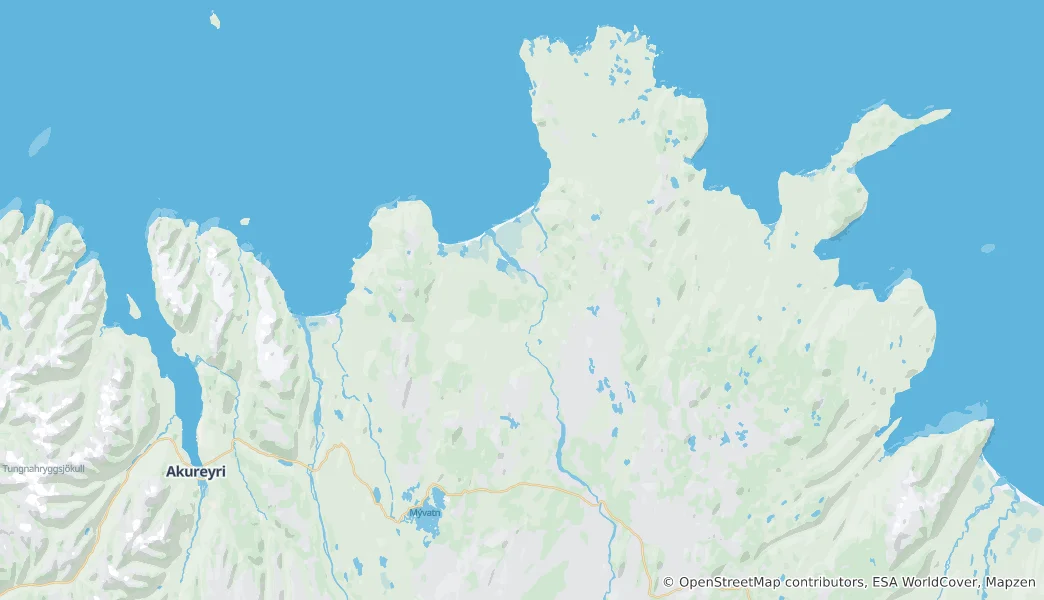 Map of Norðurþing Municipality