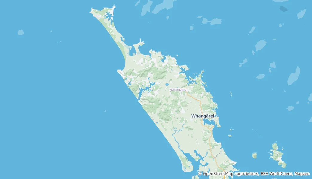 Mappa di Northland
