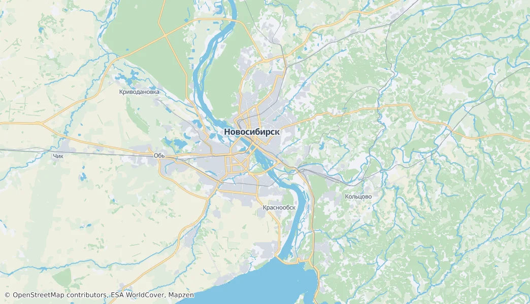 Novosibirsk — Map