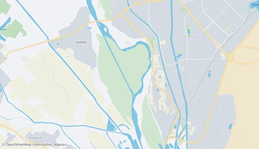 Nukus city — Map