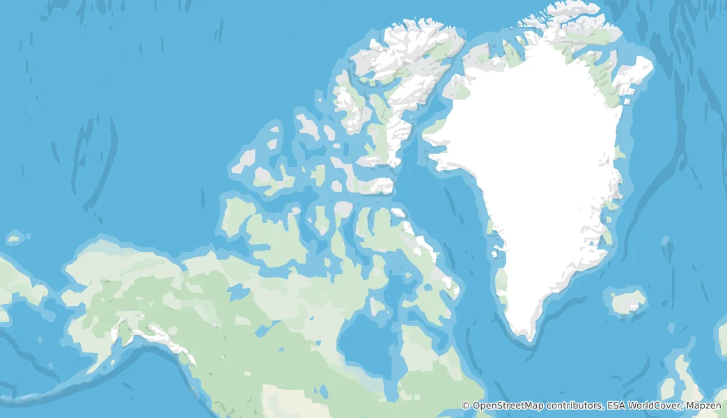 Nunavut 지도