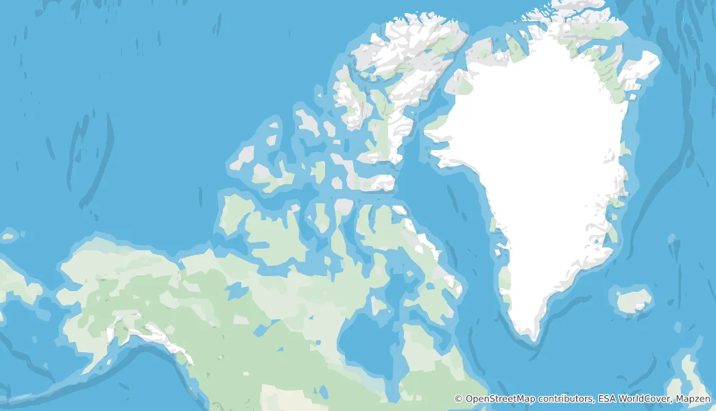 Mapa Nunavut