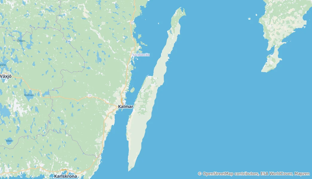Karte von Öland