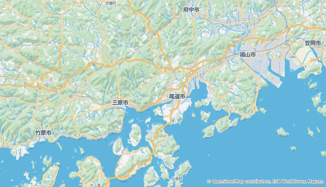 Carte de Onomichi